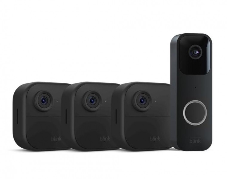 This Blink Outdoor 4 bundle with a Video Doorbell is 63 percent off for Prime members