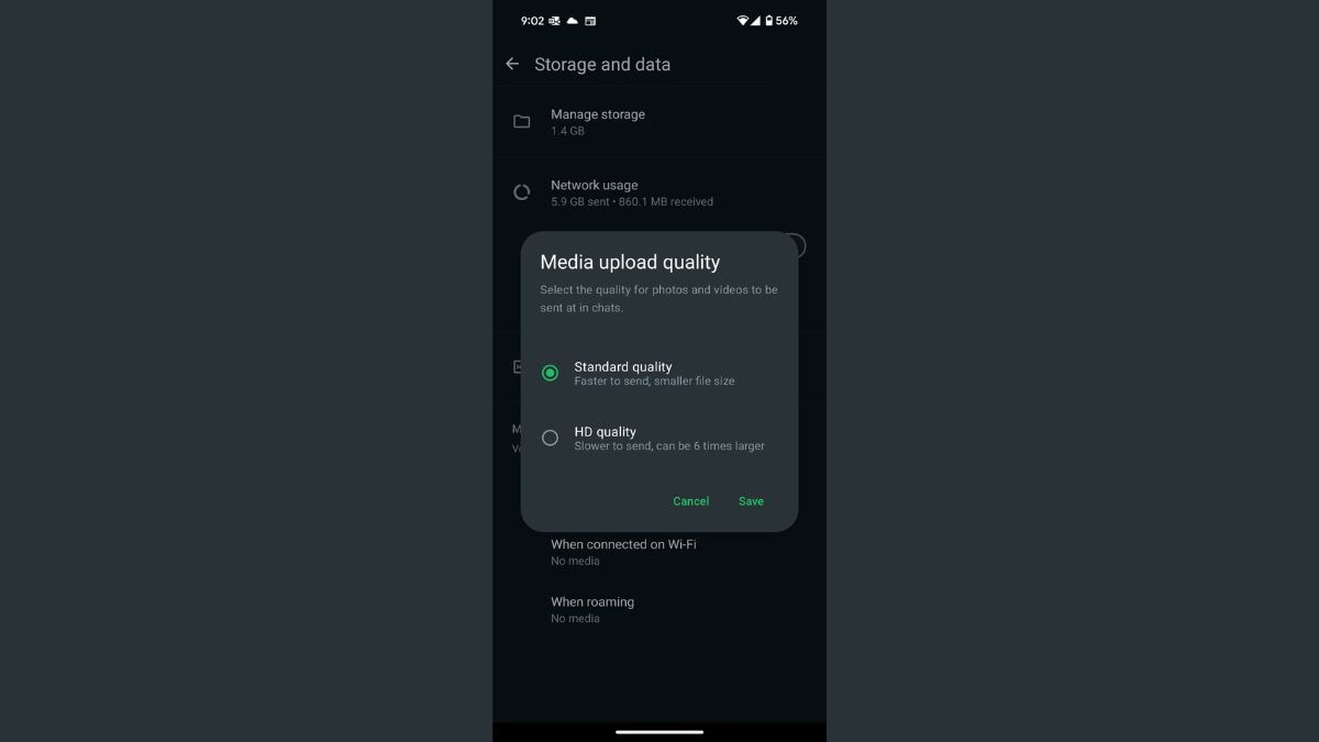 WhatsApp Rolling Out New Default Media Quality Setting Feature for Android Users