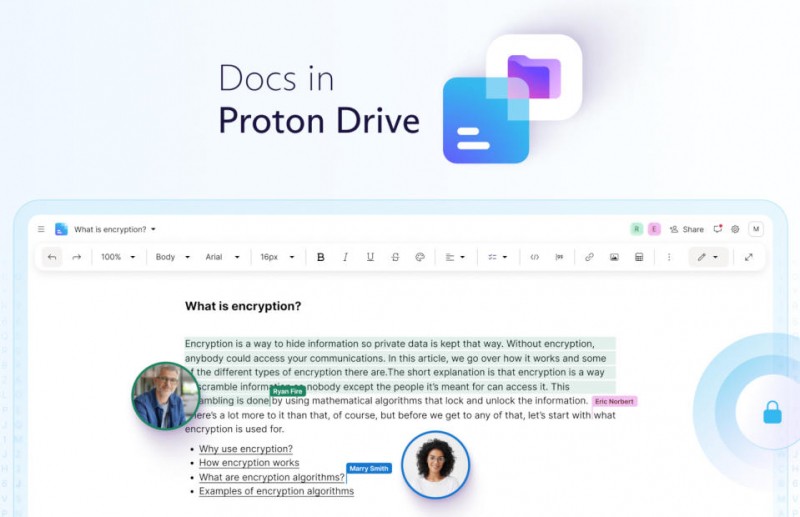 Proton launches its own version of Google Docs